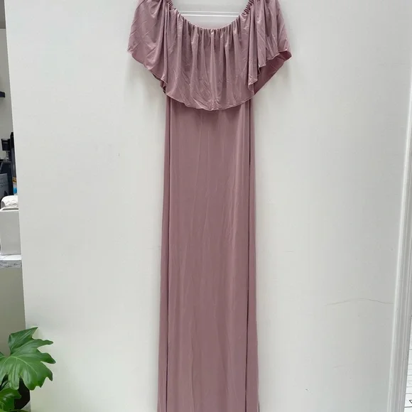 bridesmaid dress bundle One Shoulder Satin Ruched Bridesmaid Dress - Black